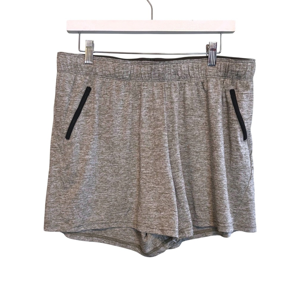Liberty Pro Womens Athletic Performance Active Gym Training Shorts Gray‎ Size XL